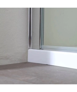 BOX DOCCIA WALK-IN CROMO 6MM, 90X190 CM